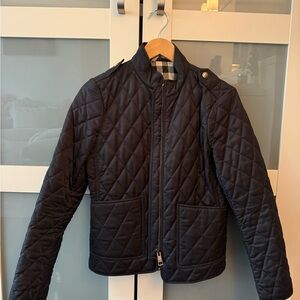 Burberry Brit Plaid Quilted Jacket